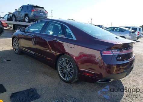 2013 Lincoln Mkz Hybrid from USA, damaged, VIN 3LN6L2LU1DR805874